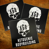 Ketogenic Bodybuilding Vinyl Sticker!